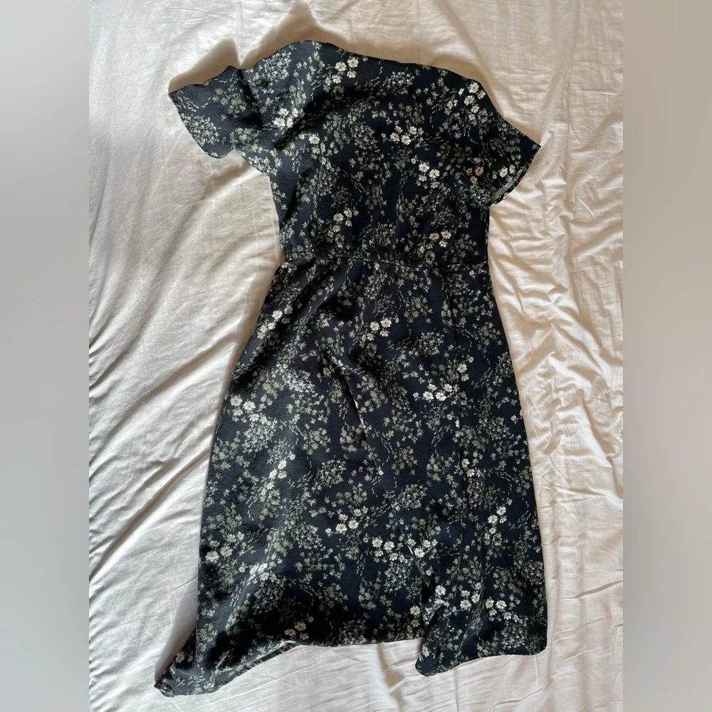 Pact Cafe Crepe Wrap Dress - Picture 3 of 5